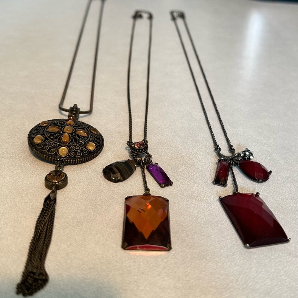 Multi-Stone Pendant Necklaces